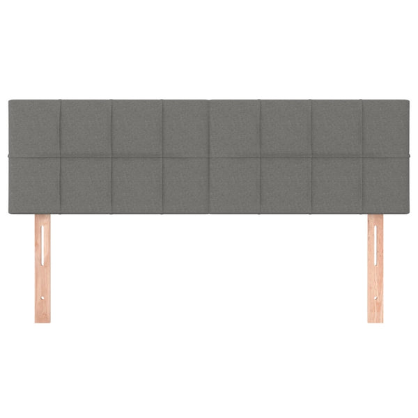 Vidaxl Led Headboard Dark Grey 144 Cm Fabric Headboards & Footboards