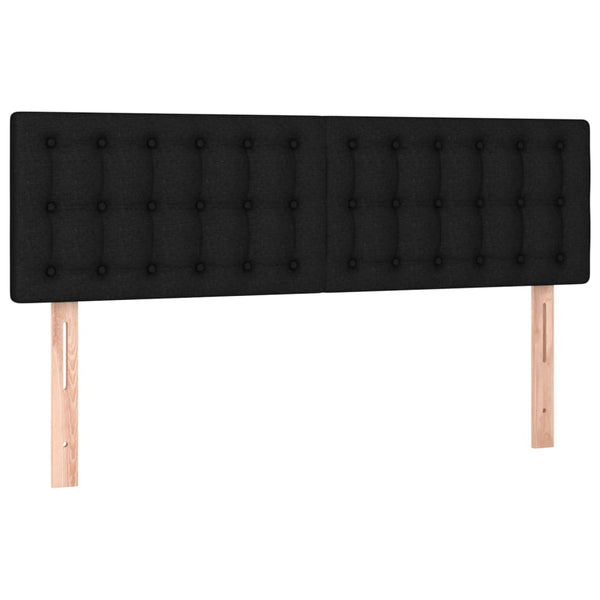 Vidaxl Led Headboard Black 144 Cm Fabric Headboards & Footboards