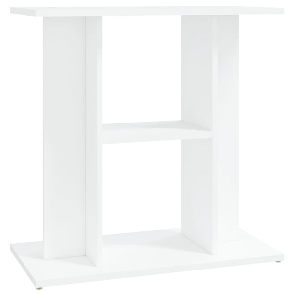 Vidaxl Aquarium Stand White 60X30x60 Cm Engineered Wood Aquariums