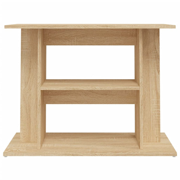 Aquarium Stand Sonoma Oak 80X35x60 Cm Engineered Wood Display Stands