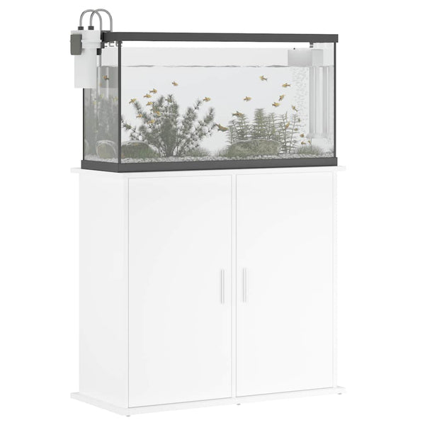 Vidaxl Aquarium Stand White 81X36x73 Cm Engineered Wood Display Stands