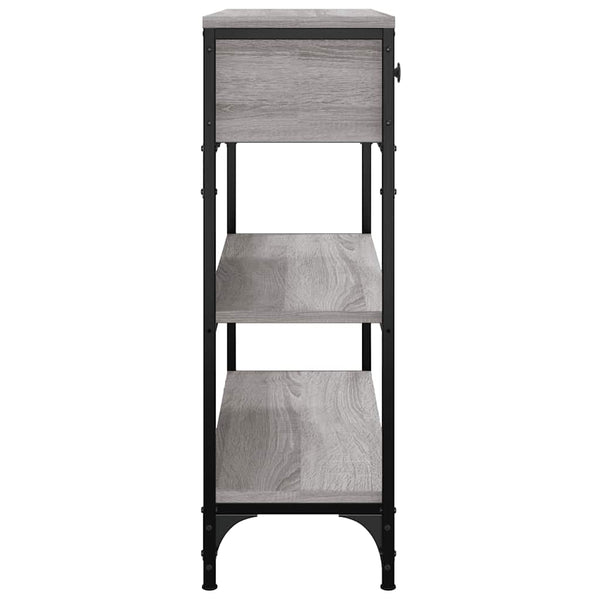 Vidaxl Console Table Grey Sonoma 72.5X25x75 Cm Engineered Wood Tables