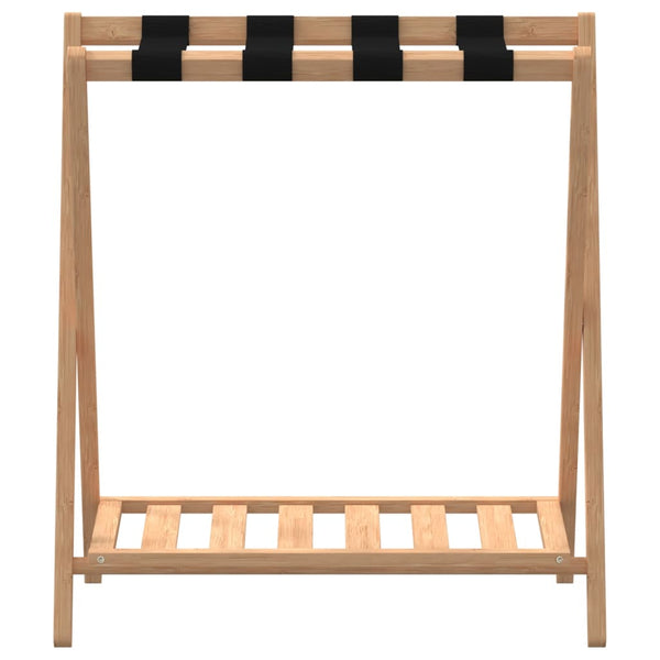 Vidaxl Luggage Rack 68X38x58 Cm Bamboo Other Luggage