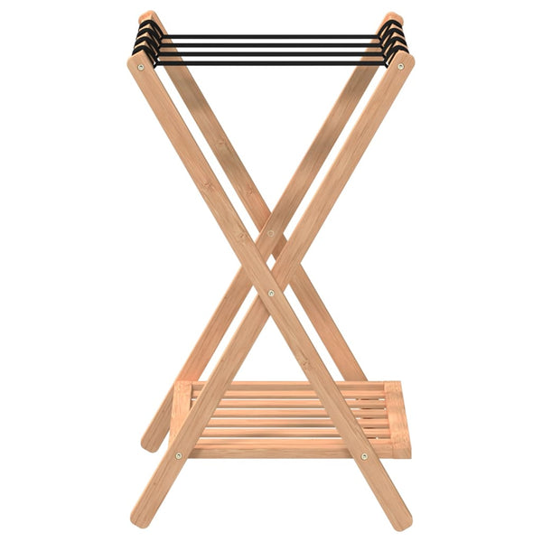 Vidaxl Luggage Rack 68X38x58 Cm Bamboo Other Luggage