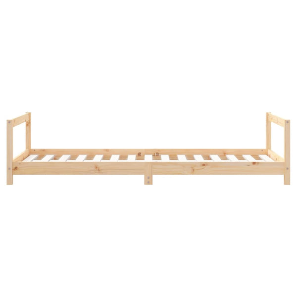 Kids Bed Frame 90X190 Cm Solid Wood Pine Single Bed Frames