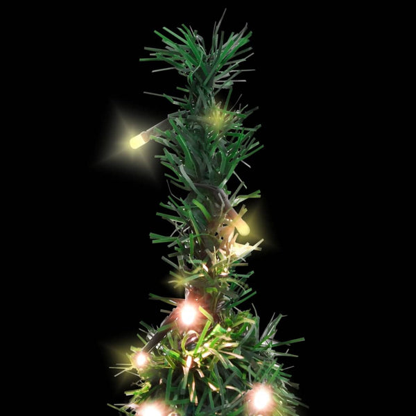 Vidaxl Artificial Christmas Tree Pop Up 50 Leds Green 120 Cm Seasonal Decorations