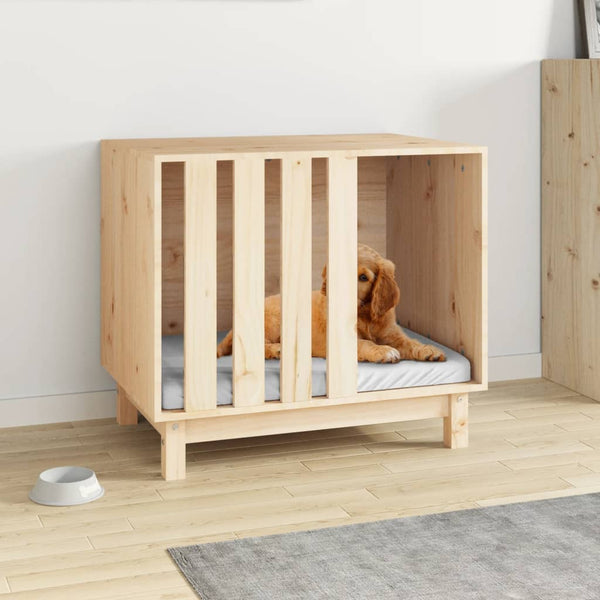 Dog House 70X50x62 Cm Solid Wood Pine Dog Kennels
