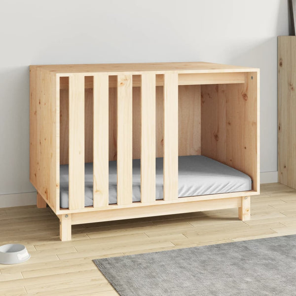 Dog House 90X60x67 Cm Solid Wood Pine Pet Beds