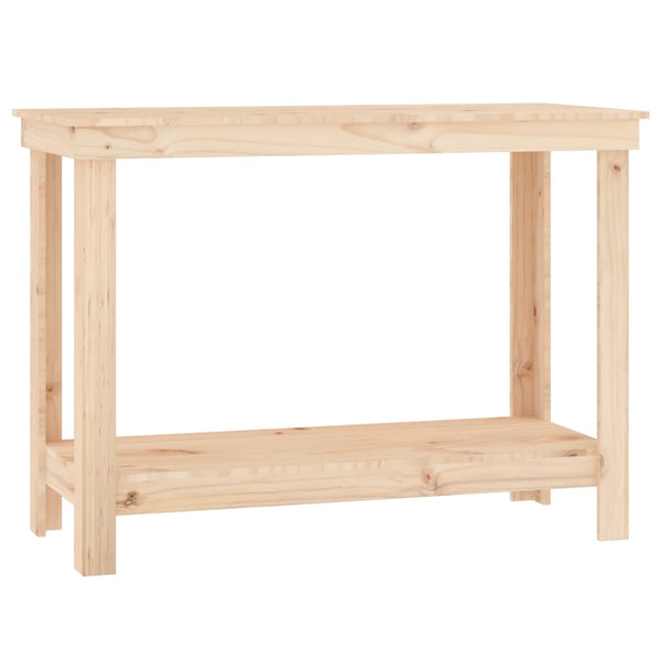 Work Bench 110X50x80 Cm Solid Wood Pine Shoe Organisers