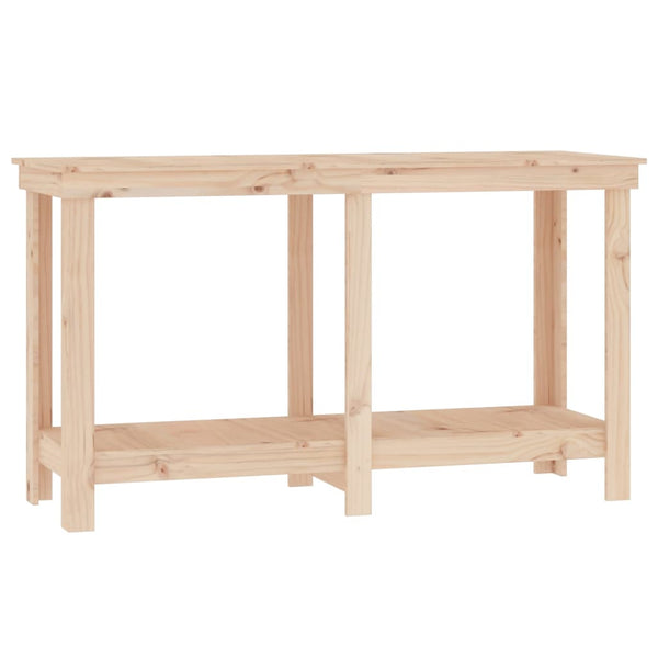 Work Bench 140X50x80 Cm Solid Wood Pine Shoe Organisers