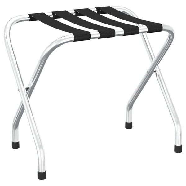 Luggage Rack Black And Silver 56X40x49 Cm Other Luggage