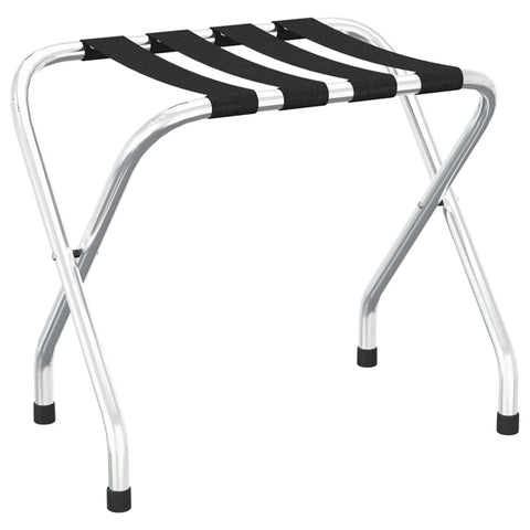 Luggage Rack Black And Silver 56X40x49 Cm Other Luggage
