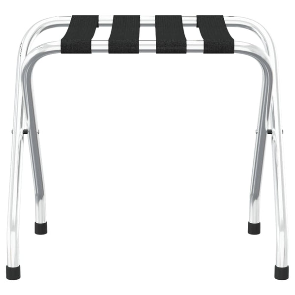 Luggage Rack Black And Silver 56X40x49 Cm Other Luggage