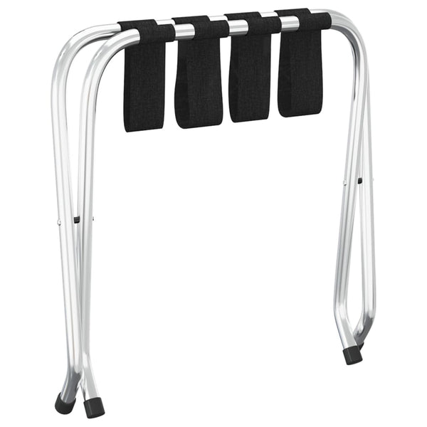 Luggage Rack Black And Silver 56X40x49 Cm Other Luggage