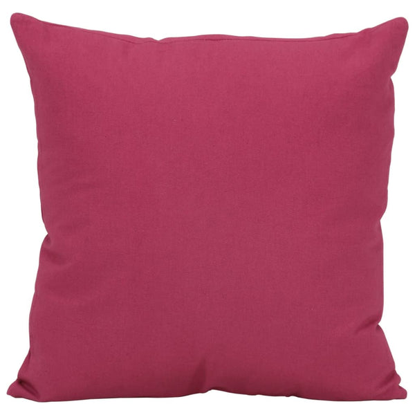 7 Piece Throw Pillow Set Pink Fabric Cushions & Decorative Pillows