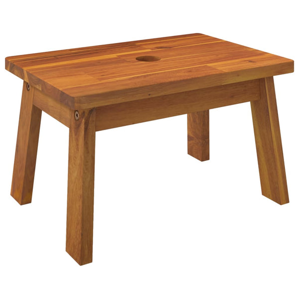 Vidaxl Step Stool 38X26x22 Cm Solid Wood Acacia Benches Bar Stools