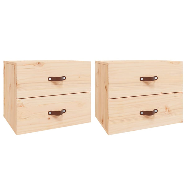 Wall Mounted Bedside Cabinets 2 Pcs 50X36x40 Cm Bedside Tables