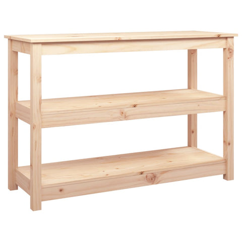 Console Table 110X40x74 Cm Solid Wood Pine Hall Tables