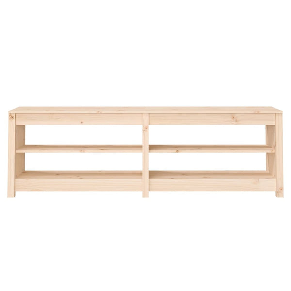Shoe Bench 160X36.5X50 Cm Solid Wood Pine Shoe Organisers