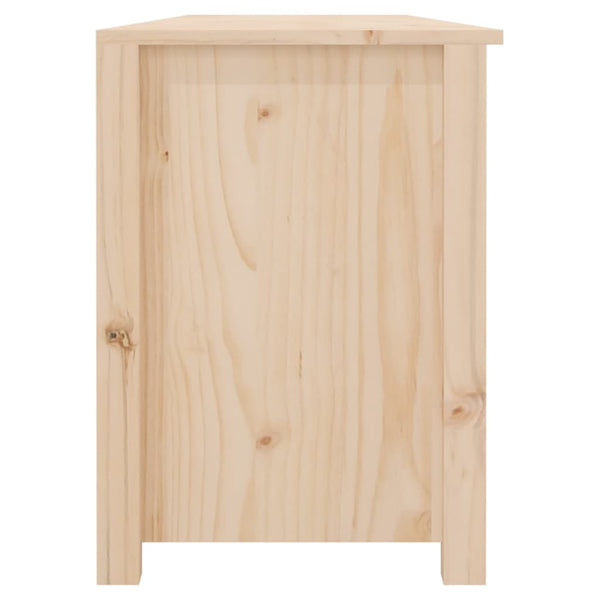 Shoe Bench 160X36.5X50 Cm Solid Wood Pine
