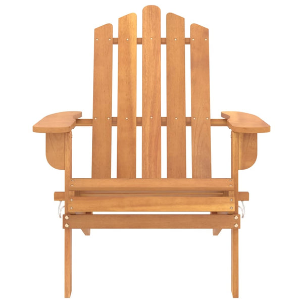 Garden Adirondack Chairs 2 Pcs Solid Wood Acacia Patio Chairs