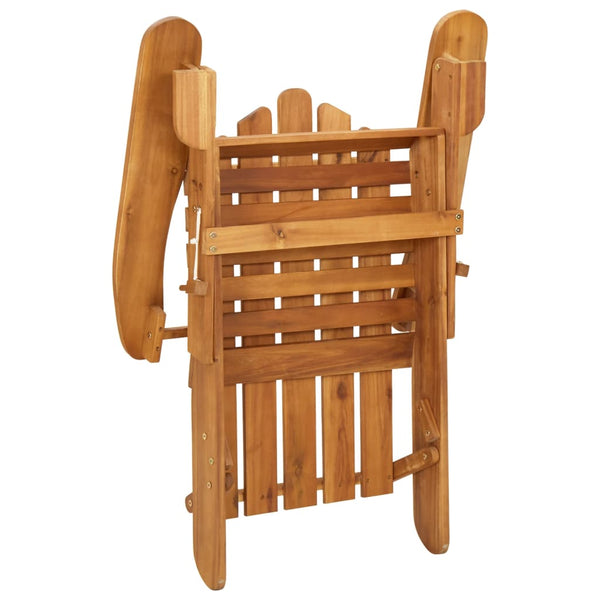 Garden Adirondack Chairs 2 Pcs Solid Wood Acacia Patio Chairs
