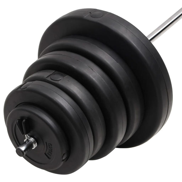 Barbells & Attachments Barbell With Plates 90 Kg