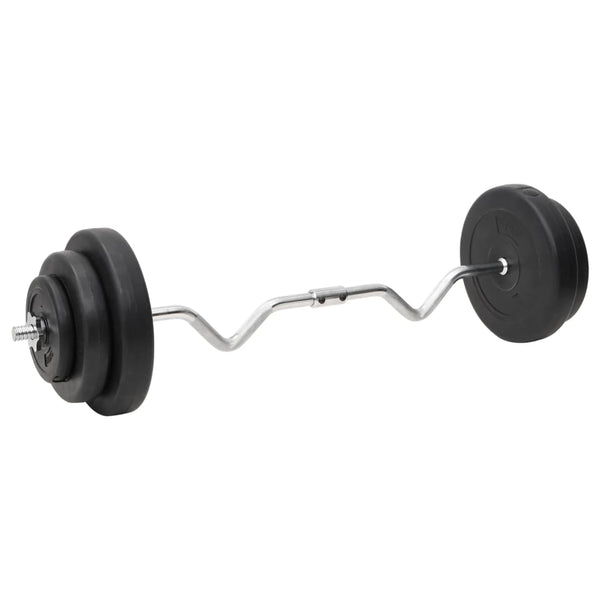 Curl Barbell And Dumbbell With Plates 60 Kg Dumbbells