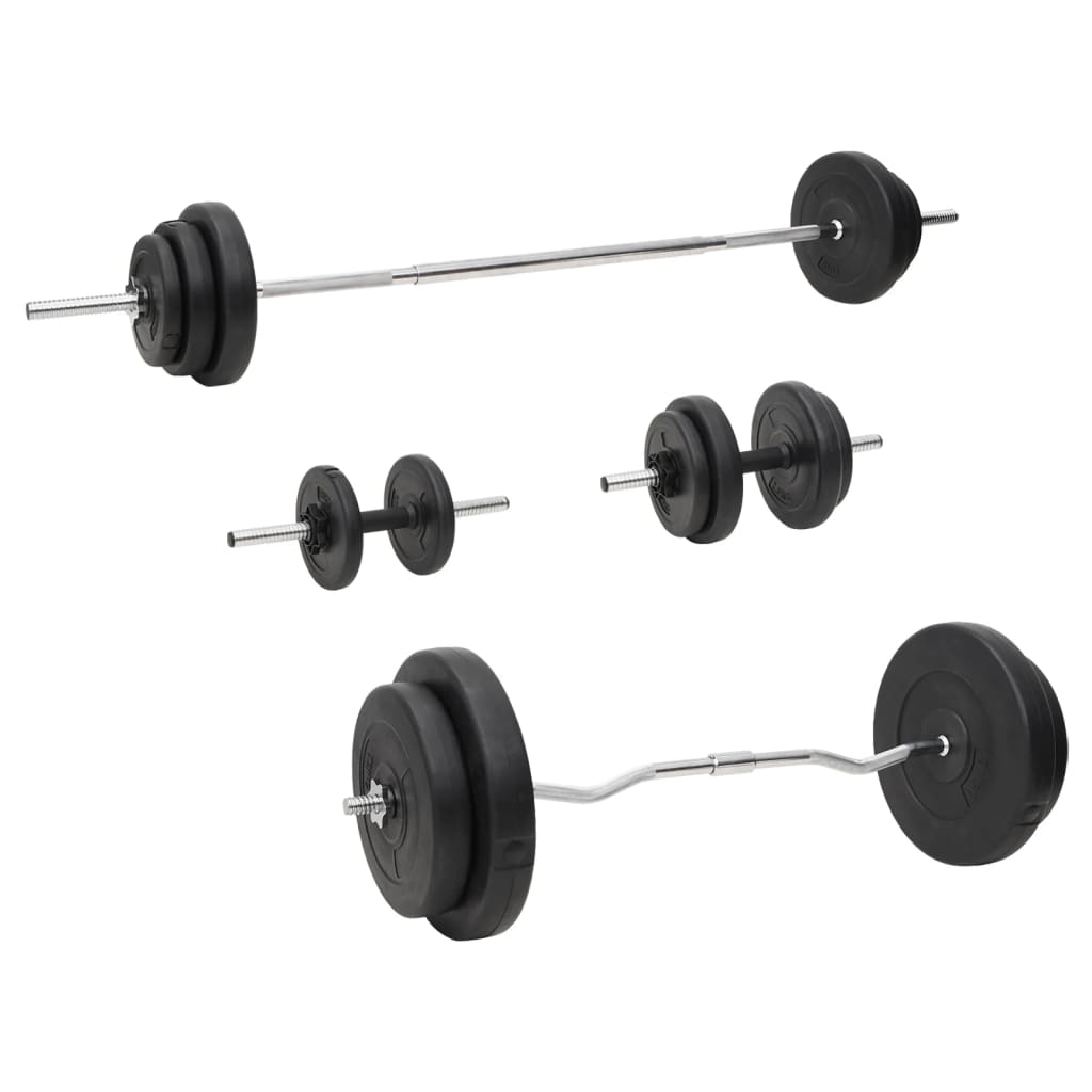 Barbell And Dumbbell With Plates Set 90 Kg Barbells & Attachments