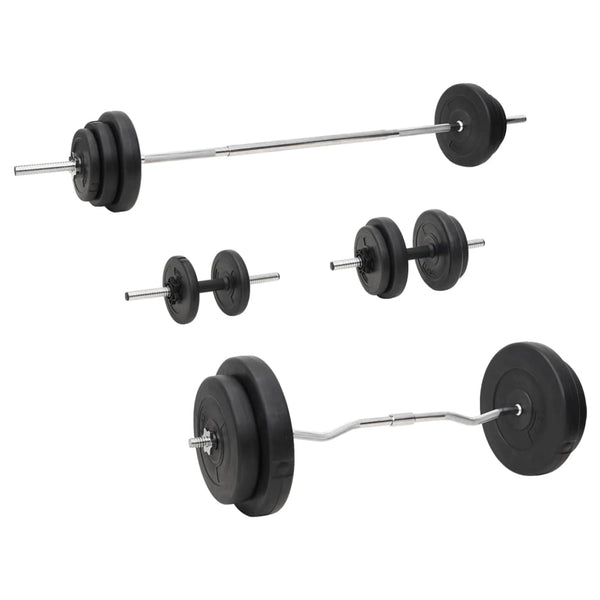 Barbell And Dumbbell With Plates Set 90 Kg Barbells & Attachments
