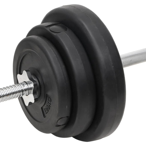 Barbell And Dumbbell With Plates Set 90 Kg Barbells & Attachments