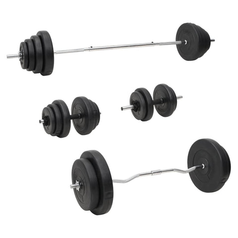 Barbell And Dumbbell With Plates Set 120 Kg Barbells & Attachments