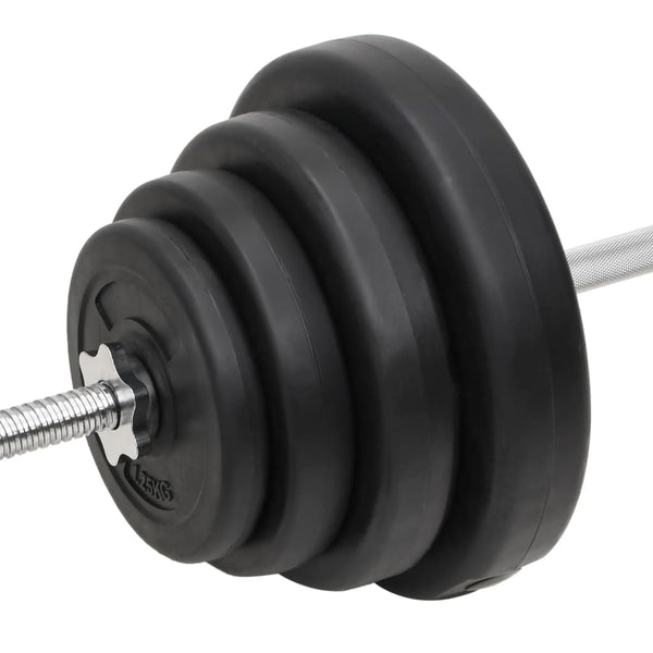 Barbell And Dumbbell With Plates Set 120 Kg Barbells & Attachments