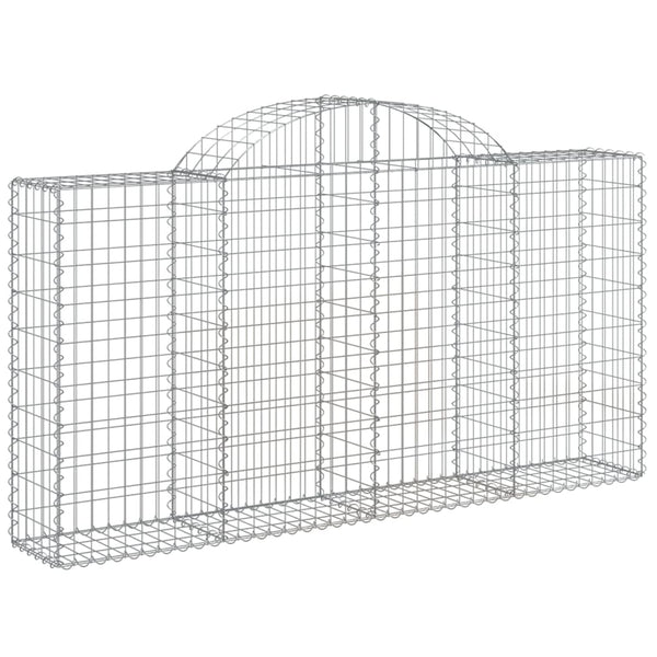 Arched 2 Pcs 200X30x100/120 Cm Galvanized Iron Gabion Baskets
