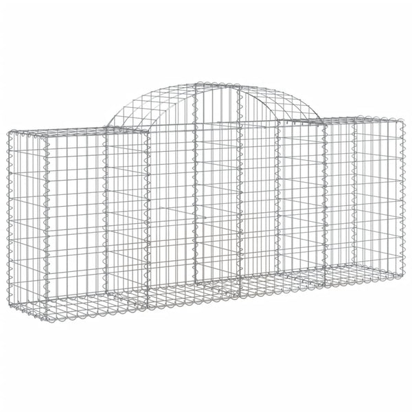 Arched 3 Pcs 200X50x80/100 Cm Galvanized Iron Gabion Baskets