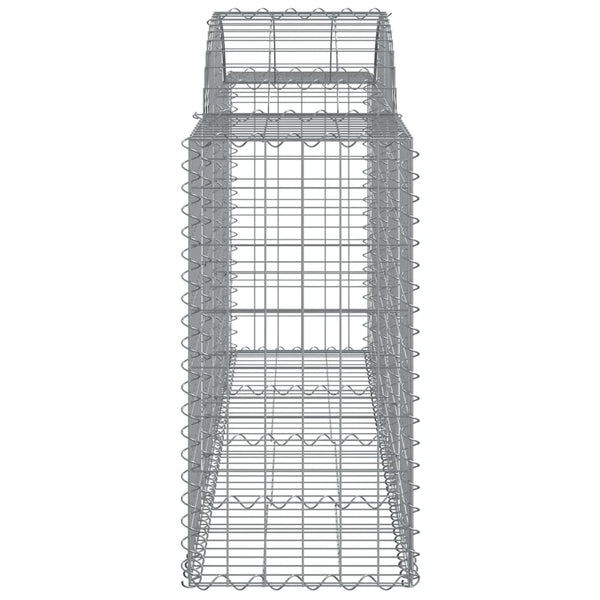 Arched 3 Pcs 200X50x80/100 Cm Galvanized Iron Gabion Baskets