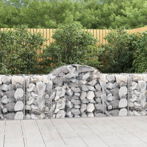 Arched 3 Pcs 200X50x80/100 Cm Galvanized Iron Gabion Baskets