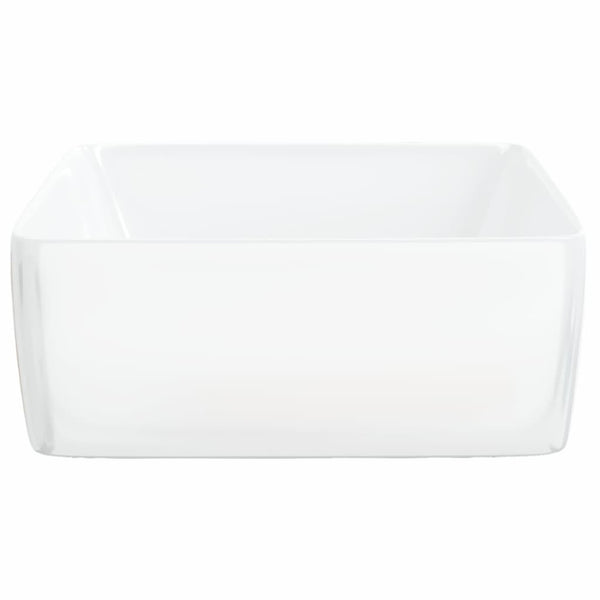 Wash Basin White 48X37x13 Cm Ceramic Rectangle