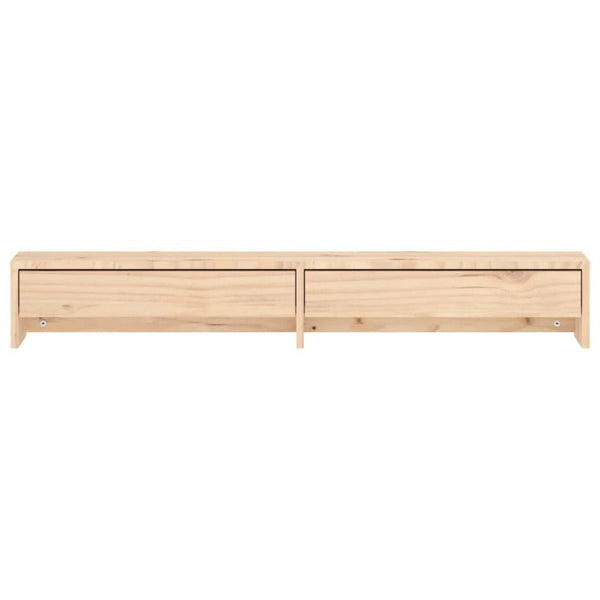 Monitor Stand 100X27x15 Cm Solid Wood Pine