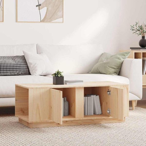 Vidaxl Coffee Table 110X50x40 Cm Solid Wood Pine Coffee Tables
