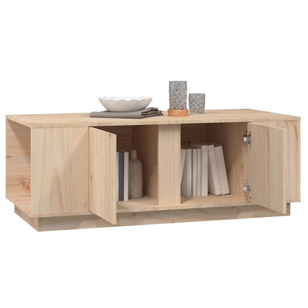 Vidaxl Coffee Table 110X50x40 Cm Solid Wood Pine Coffee Tables
