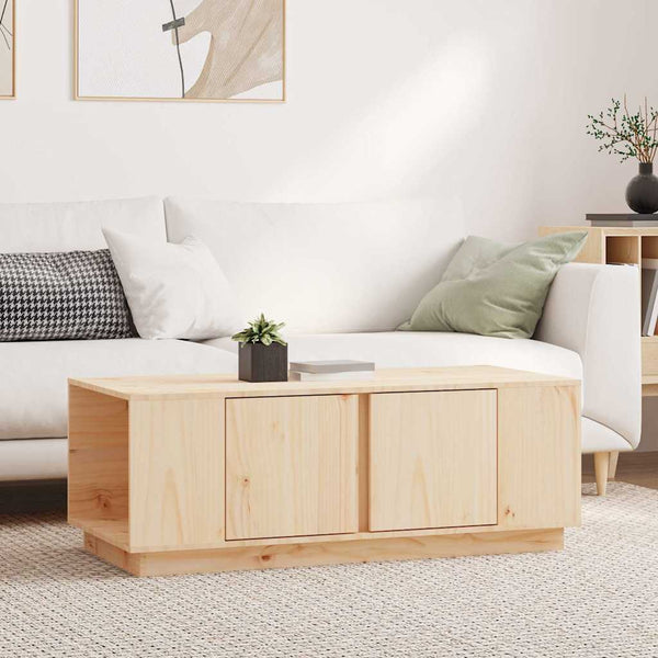 Vidaxl Coffee Table 110X50x40 Cm Solid Wood Pine Coffee Tables