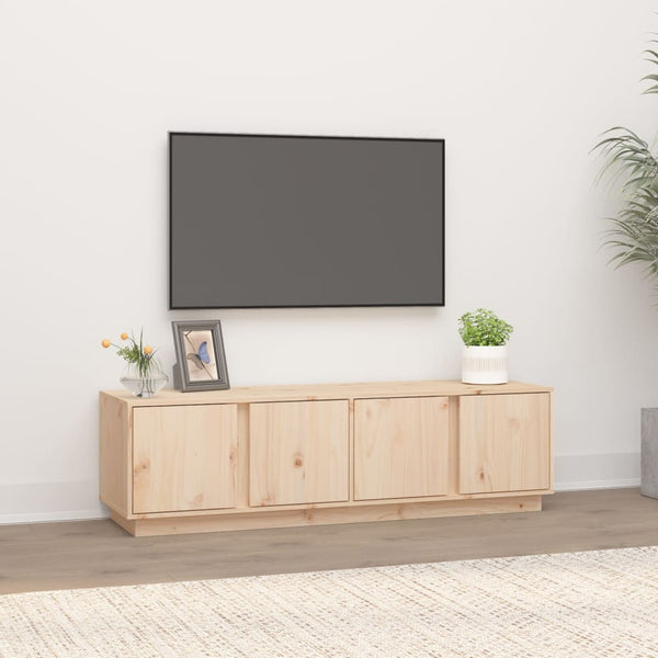 Tv Cabinet 140X40x40 Cm Solid Wood Pine Tv Stands & Entertainment Units
