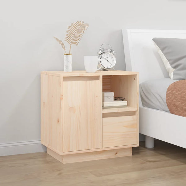 Bedside Cabinets 2 Pcs 50X34x50 Cm Solid Wood Pine Bedside Tables