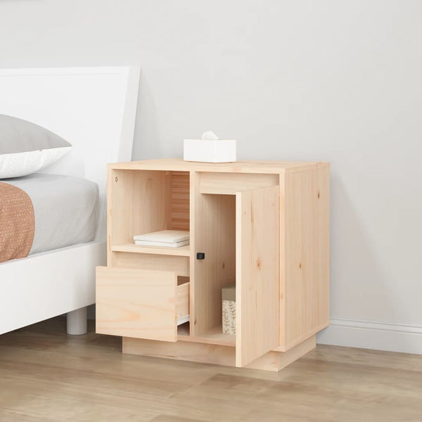 Bedside Cabinets 2 Pcs 50X34x50 Cm Solid Wood Pine Bedside Tables