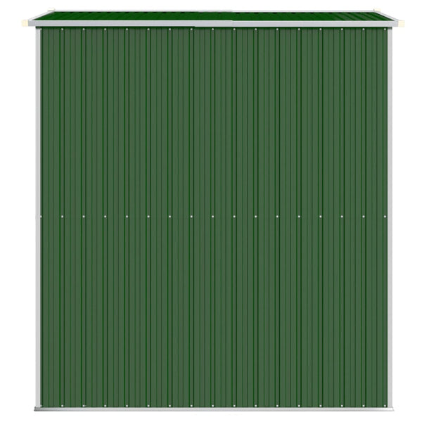 Garden Shed Green 192X191x223 Cm Galvanised Steel Sheds Summerhouses Carports