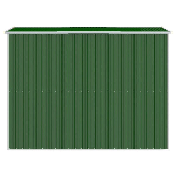 Garden Shed Green 192X274x223 Cm Galvanised Steel Sheds Summerhouses Carports