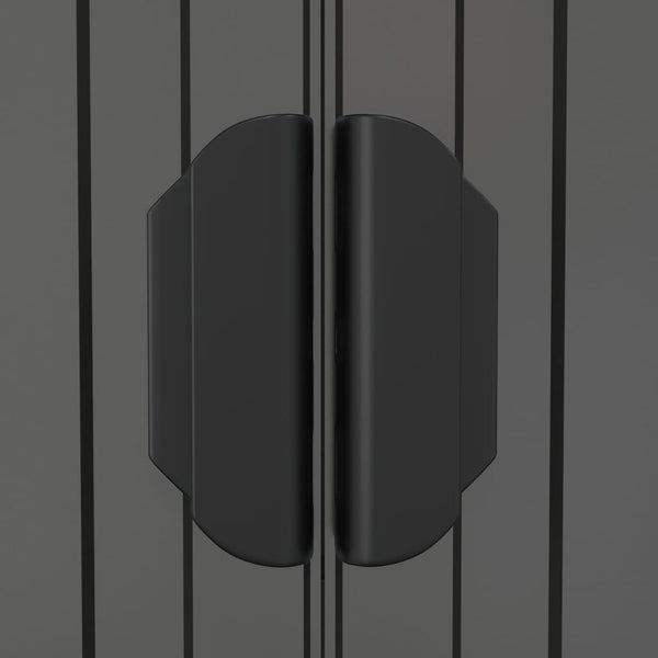 Garden Shed Light Grey 192X606x223 Cm Galvanised Steel Sheds Summerhouses Carports