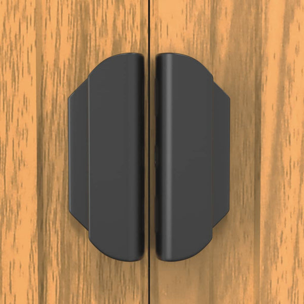 Garden Shed Light Brown 192X274x223 Cm Galvanised Steel Sheds Summerhouses Carports