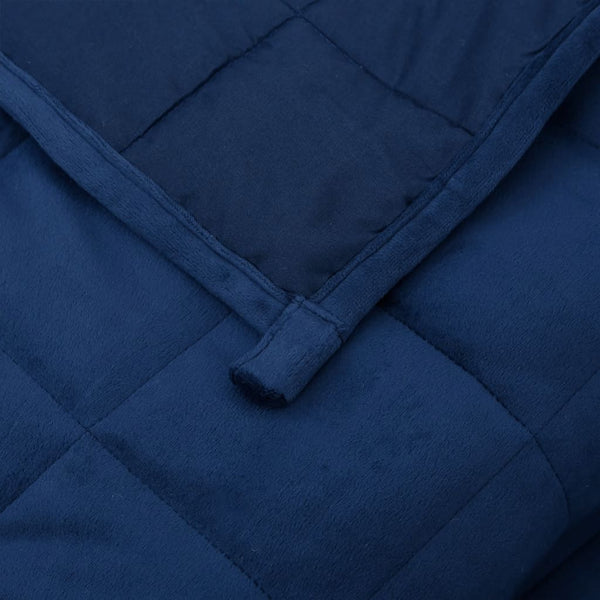 Weighted Blanket Blue Fabric Weighted Blankets